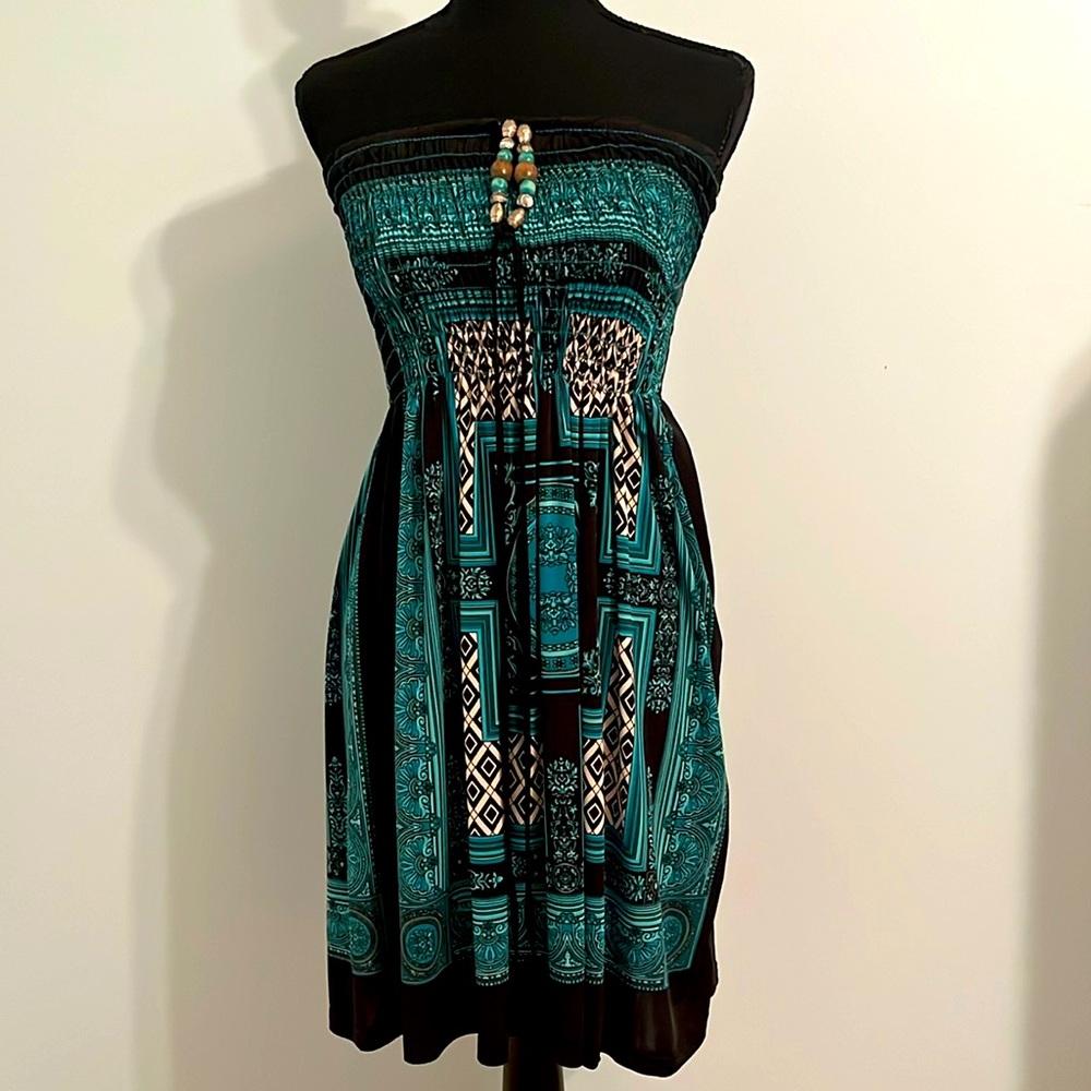 Small Black/Teal Dress